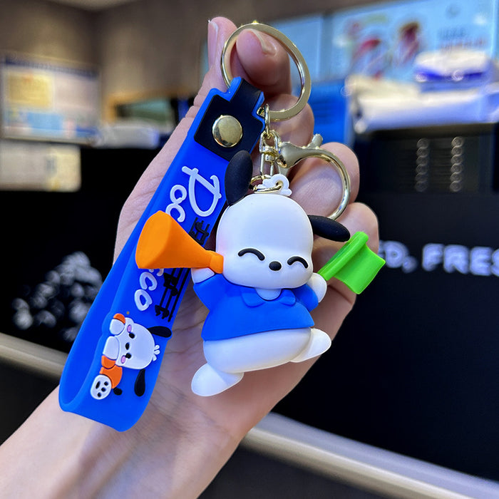 Wholesale 2024 Silicone Cartoon Doll Keychain JDC-KC-ZiX032