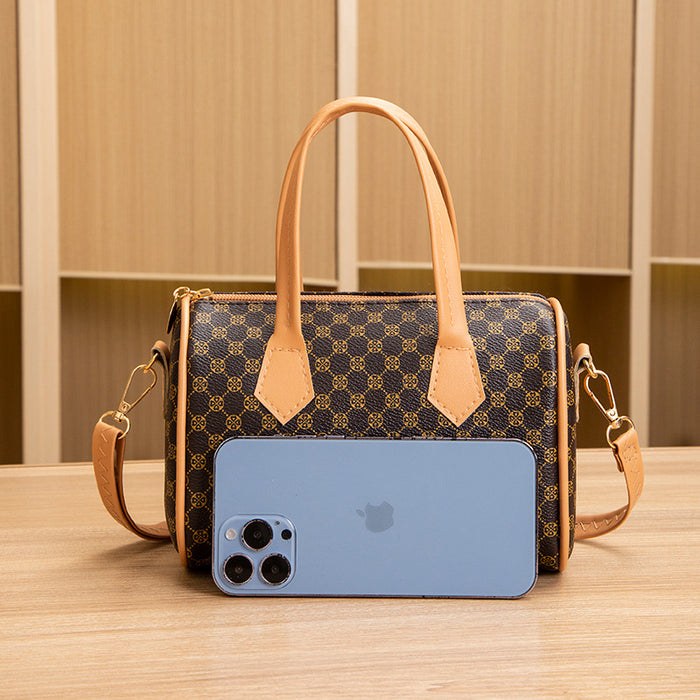 Wholesale PU New Boston Women's Bag Mobile Phone Bag One Shoulder Crossbody Pillow Bag JDC-SD-ShiCheng004