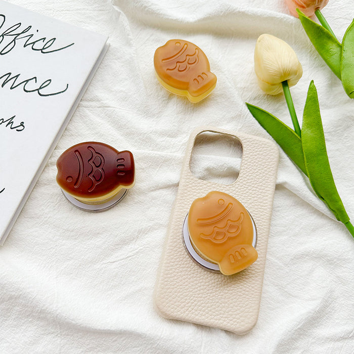 Wholesale Three-dimensional frosted fish mobile phone stand