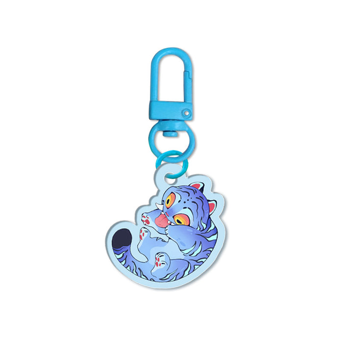 Wholesale 12pcs Custom Acrylic Cartoon Anime Double-Sided Keychain