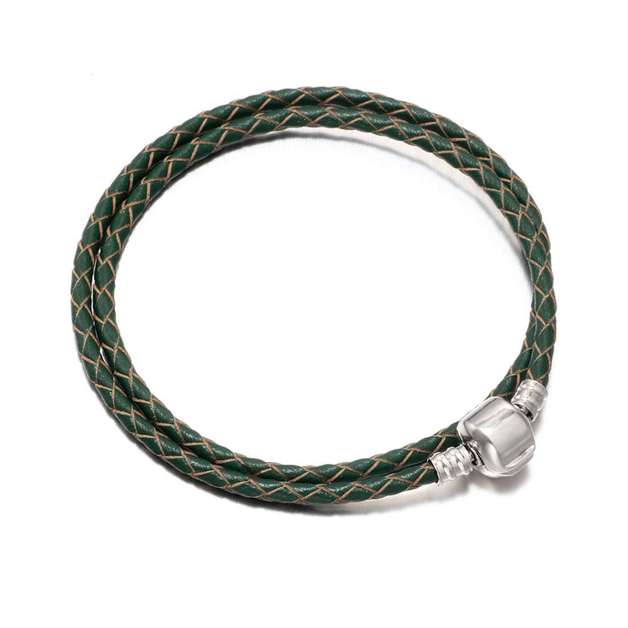 Wholesale Braided Leather Bracelet JDC-BT-QiN010