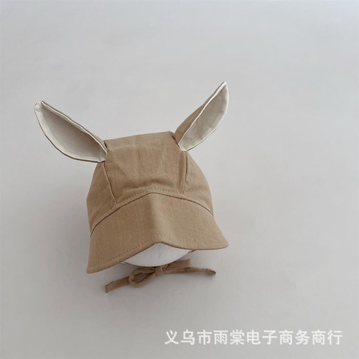 Wholesale Baby Hat Thin Cute Rabbit Ear  Ear Protection Hat Concave Shape
