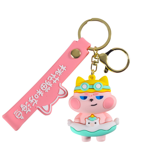 Wholesale PVC Cartoon Doll Keychain JDC-KC-MengXu010