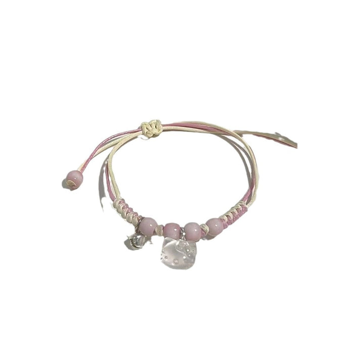 Wholesale Cartoon handmade braided bracelet,  sweet and girly
