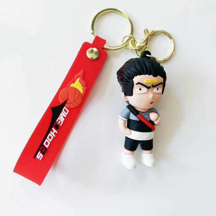 Wholesale PVC Cartoon Football Suit Doll Keychain JDC-KC-WuYi151