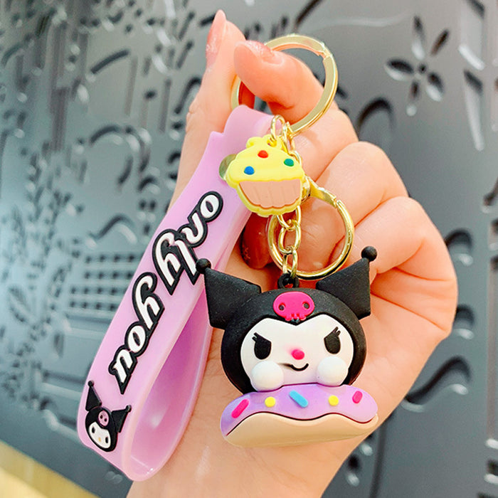 Wholesale Cartoon Silicone Doll Keychain JDC-KC-MingT188