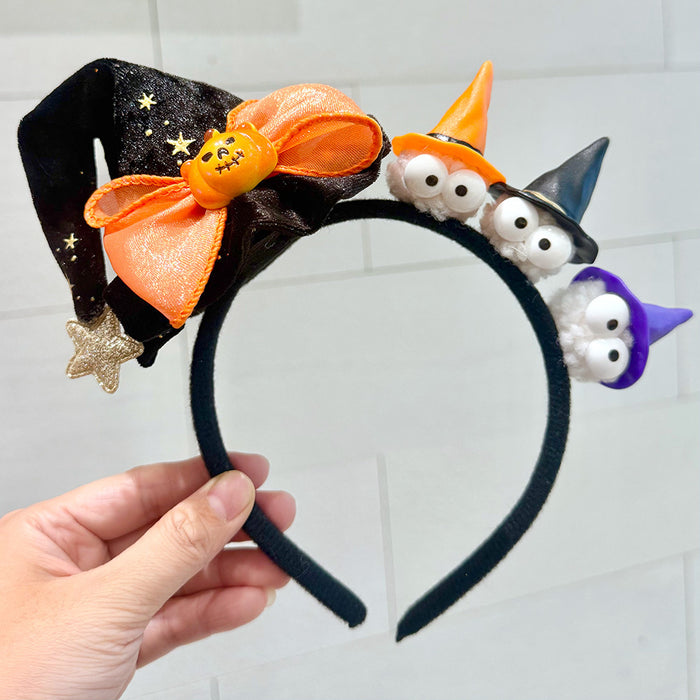 Wholesale Witch Hat Ghost Headband Hair Accessory