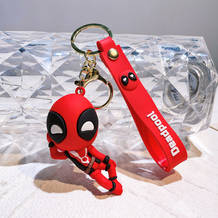 Wholesale Cartoon Silicone Doll Keychain JDC-KC-QiChao057