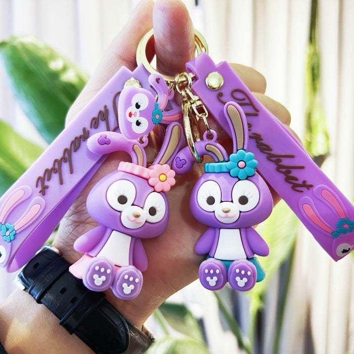 Wholesale PVC Cartoon Doll Keychain JDC-KC-WuYi095