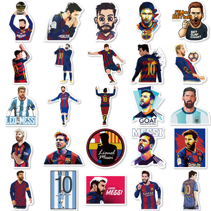 Wholesale 50pcs/set Football Stickers JDC-ST-LeT002