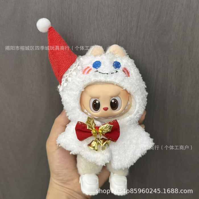 Wholesale Only the clothing keychain dolls Christmas outfit sets.