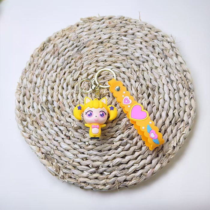 Wholesale Cute Cartoon 3D Keychain Pendant PVC Bag Charm Backpack Accessory Party Gift