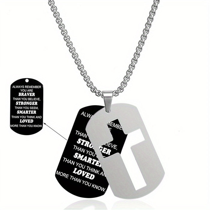 Wholesale Stainless steel cross necklace inspired necklace pendant jewelry