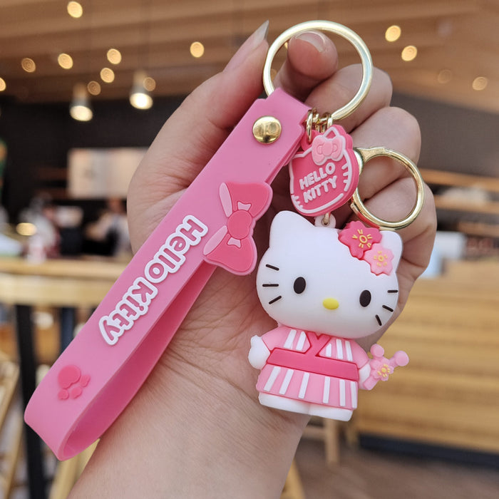 Wholesale Cartoon Silicone Doll Keychain JDC-KC-ZhuoRan031