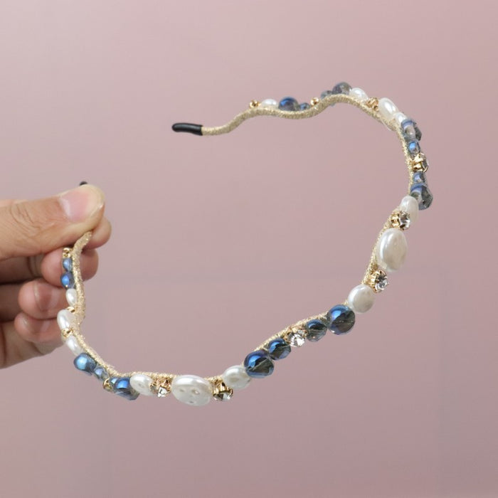 Wholesale Crystal Pearl Headband JDC-HD-ZC016