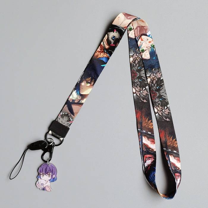 Wholesale Cartoon Lanyard Keychains Removable Wrist Strap