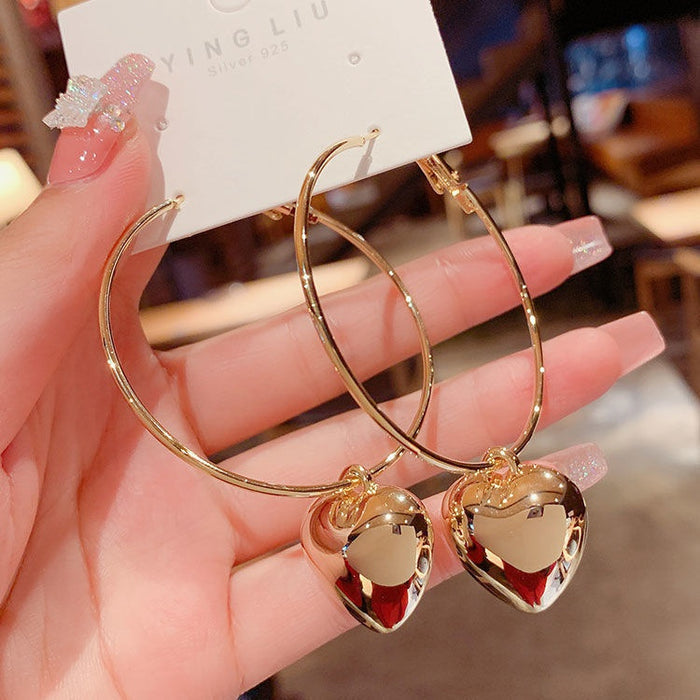 Wholesale Earrings Metal Hearts JDC-ES-KaiS001