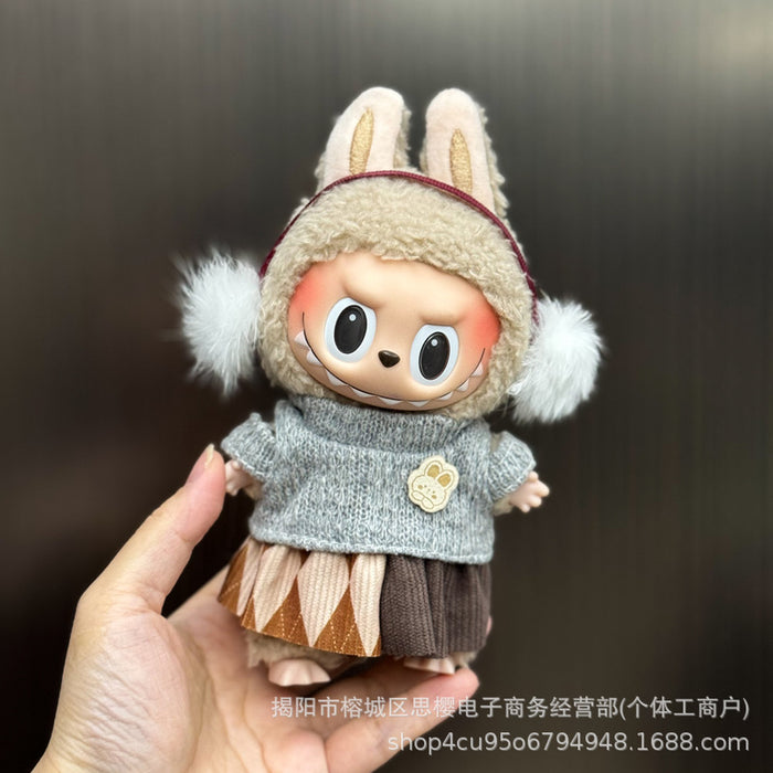 Wholesale Doll Clothes 17cm Pendant Plush Doll Replacement Set