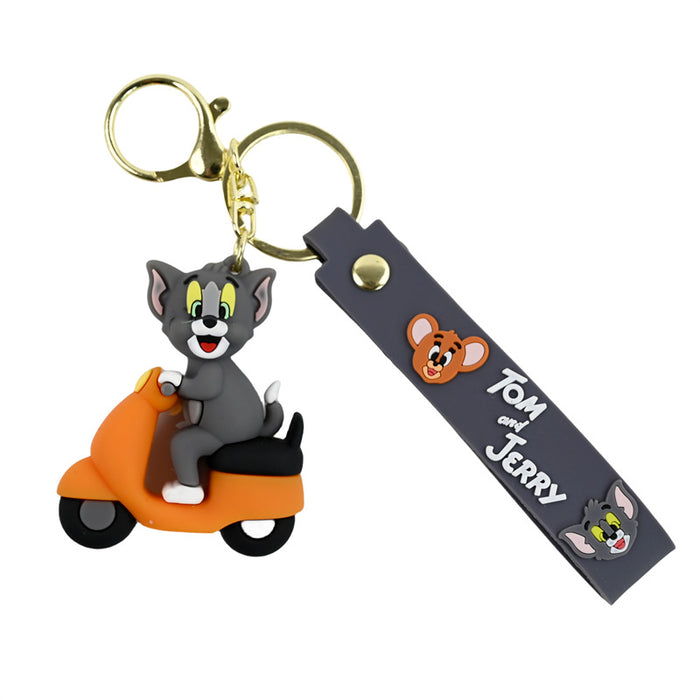 Wholesale PVC Cartoon Doll Keychain JDC-KC-BaoDou011