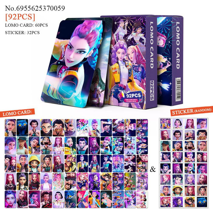 Wholesale 92 KPOP Peripheral Photo Mini Double-Sided Lomo Cards