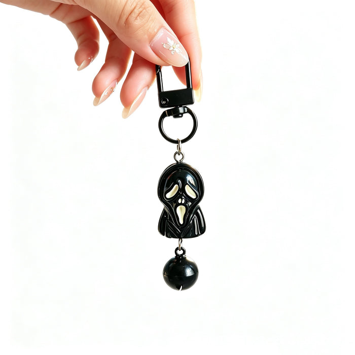 Wholesale  3D Skull Skeleton Pumpkin Keychain Charm Gothic Trendy Bag Phone Chain Accessory For Purse Backpack Or Car Key Resale Gift