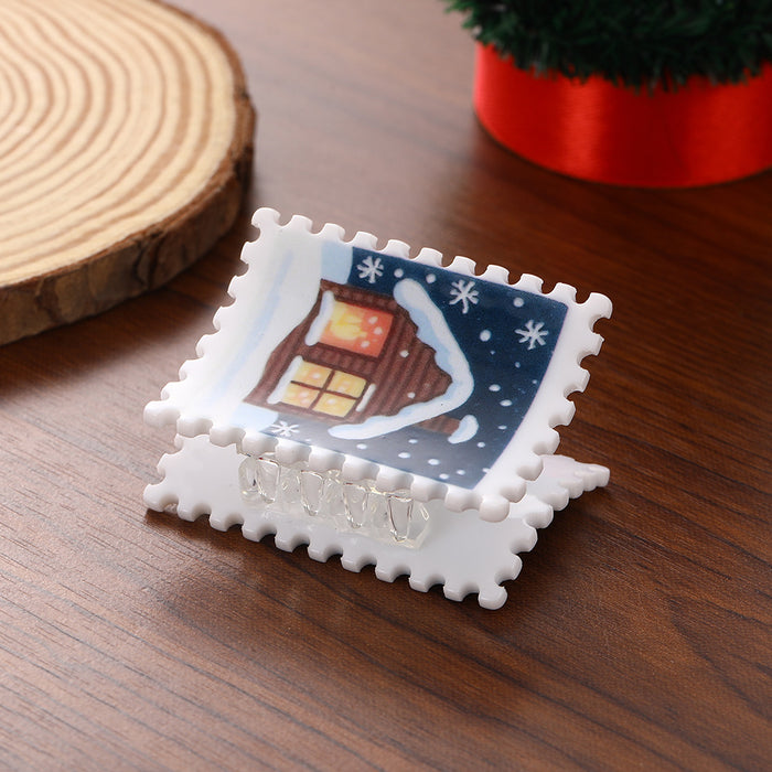 Wholesale Chic Acrylic Cartoon Shark Hair Clip For Women Christmas Fashion Accessory Gift