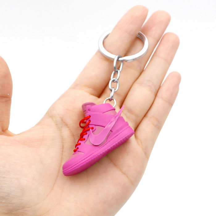 Wholesale PVC Basketball Shoe Model Keychain JDC-KC-QLPing015