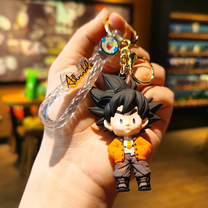 Wholesale Cartoon Silicone Doll Keychain JDC-KC-Tingm294