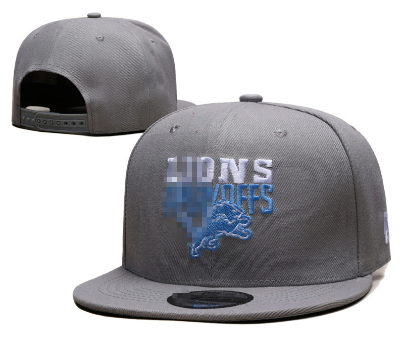 Wholesale Football Caps Embroidered Peaked Caps Outdoor Sun Protection Caps American Hip-Hop Flat-Brimmed Hats