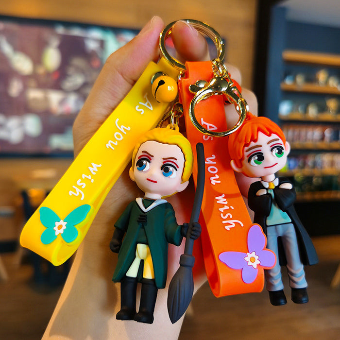 Wholesale Cartoon Silicone Doll Keychain JDC-KC-Tingm277