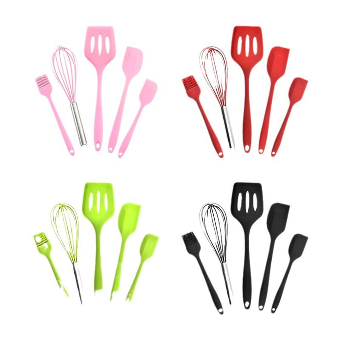 Wholesale Silicone High Temperature Resistant Five-piece Kitchenware Set JDC-KW-YaXin001