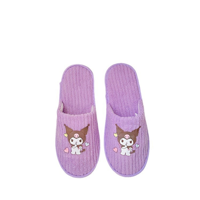 Wholesale Coral Fleece Cartoon Non-slip Slippers JDC-SP-Ceguan001