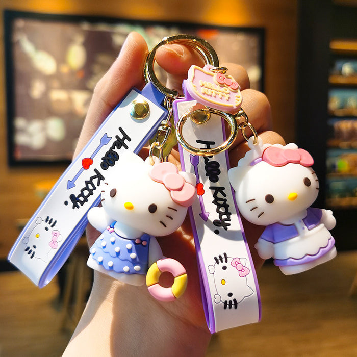 Wholesale Cartoon Doll Silicone Keychain JDC-KC-Tingm248