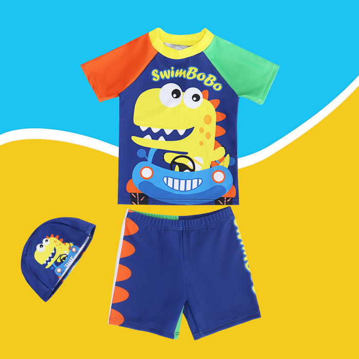 Wholesale Children's swimsuits, boys' swimsuits, swimming sets, children's medium to large children's split swimsuits, boys' babies