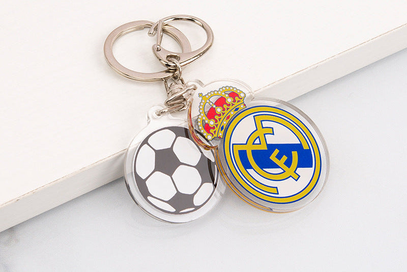 Wholesale Acrylic Keychain with Badge Fashion Accessory for Fans