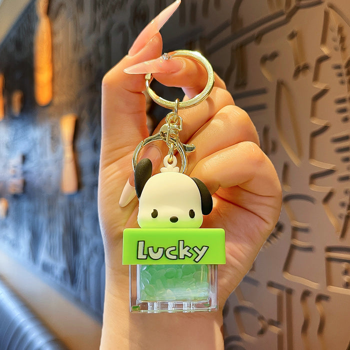 Wholesale Cute Cartoon Three-dimensional Aromatherapy Acrylic Keychain JDC-KC-ZhiZ005