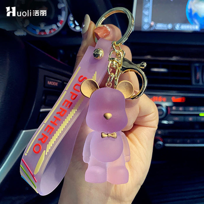 Wholesale   Bear Car Key Pendant Bear Keychain Women's Cute  Key Chain Pendant