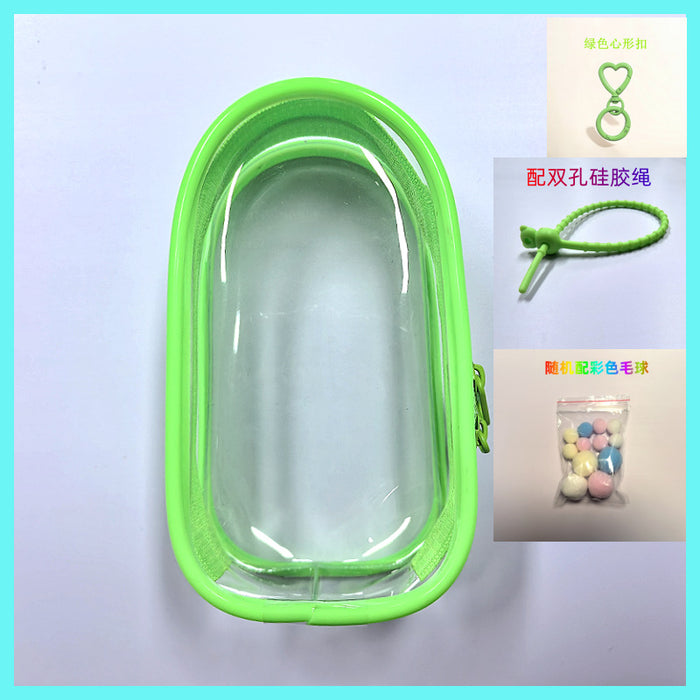 Wholesale Highly transparent vinyl plush pendant