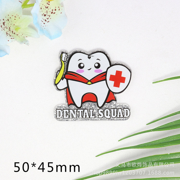 Wholesale Cartoon Organ Acrylic Pin DIY Patch Accessories JDC-FK-OuYie010