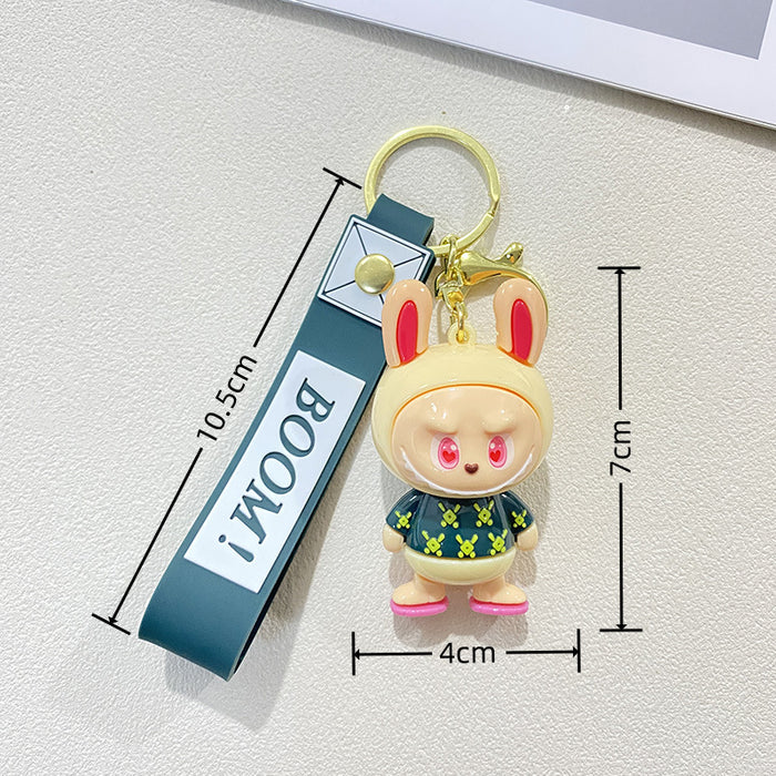 Wholesale Creative Cartoon Cute Soft Rubber Doll Keychain