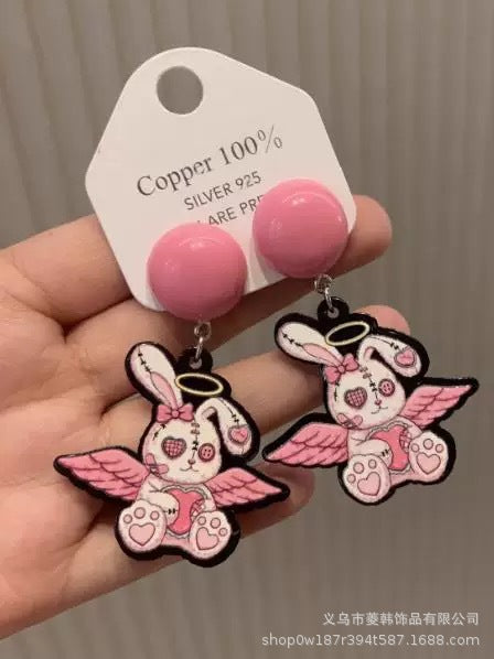 Wholesale Handmade Niche Design Silver Needle Versatile personality