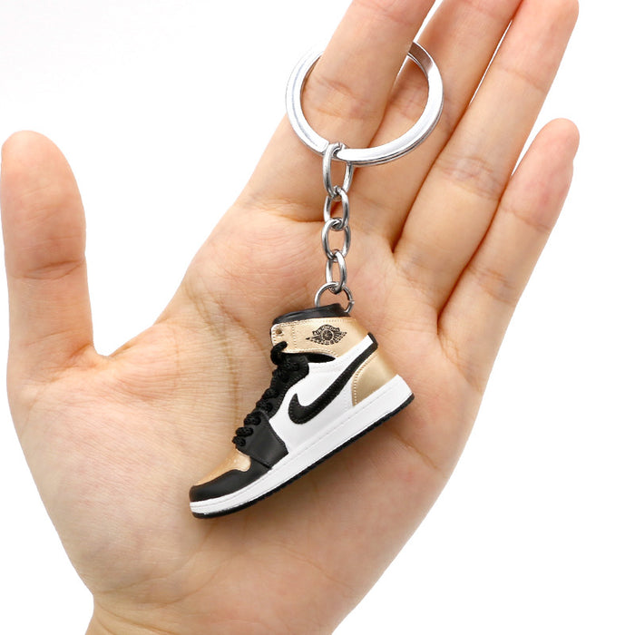 Wholesale PVC Mini Basketball Shoe Keychain JDC-KC-QLPing008