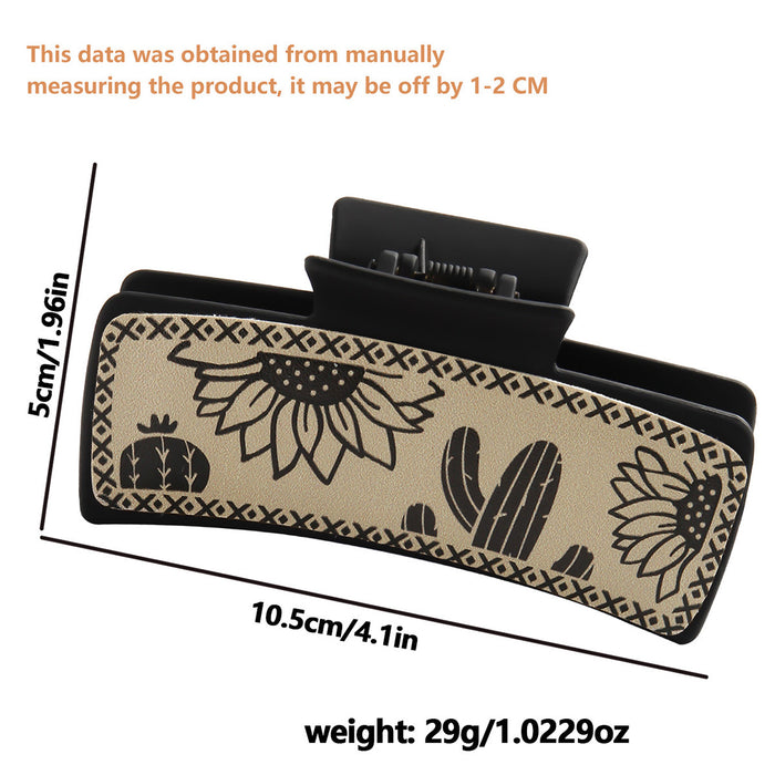 Wholesale cactus square hairpin simple all-match Hair Clips