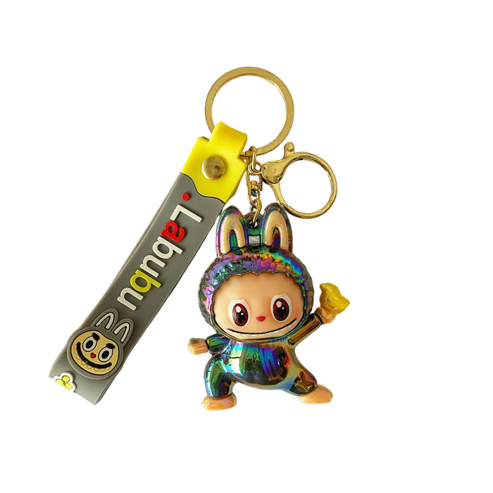 Wholesale Electroplated iridescent sheep keychain