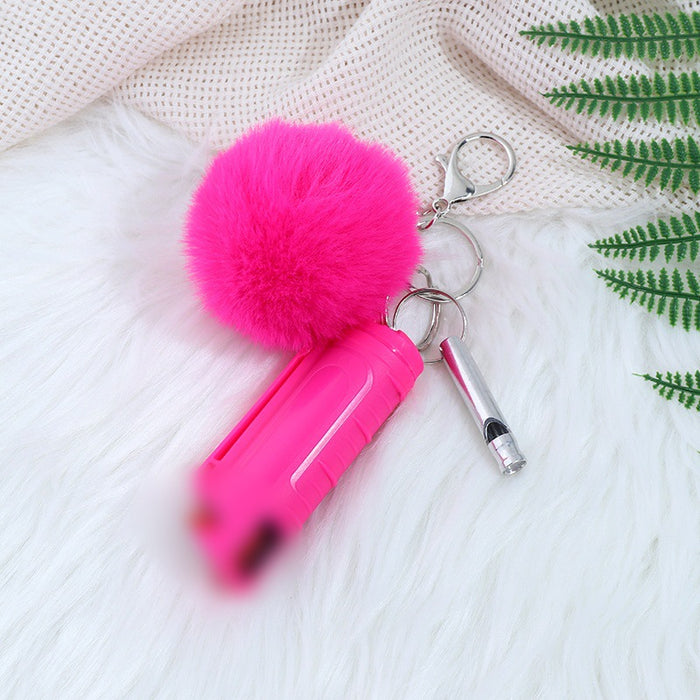 Wholesale Portable Multifunctional Fur Ball Keychain JDC-KC-Jinl006