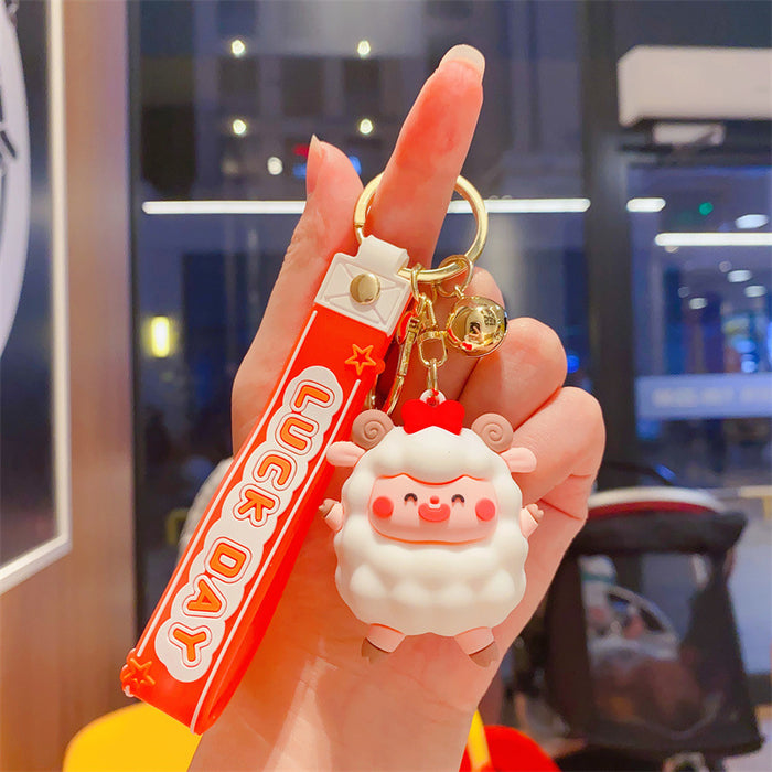 Wholesale Cute Little Sheep Pendant Keychain