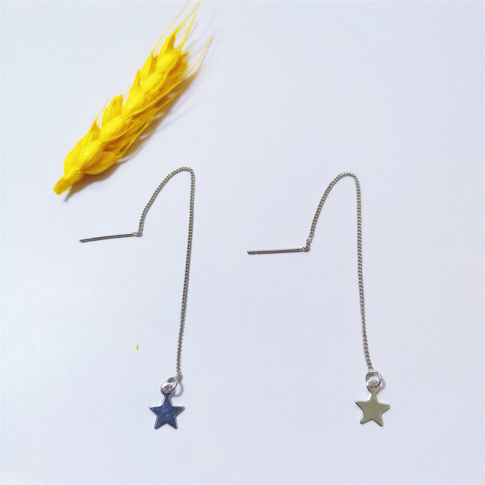 Wholesale Star Ear Line Simple Long Tassel Earrings Earrings Women's Ornaments