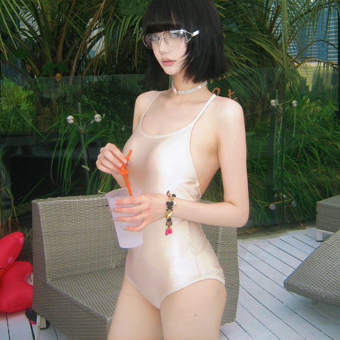 Wholesale New style gentle one-piece hot spring oily and sexy tight swimsuit one-piece