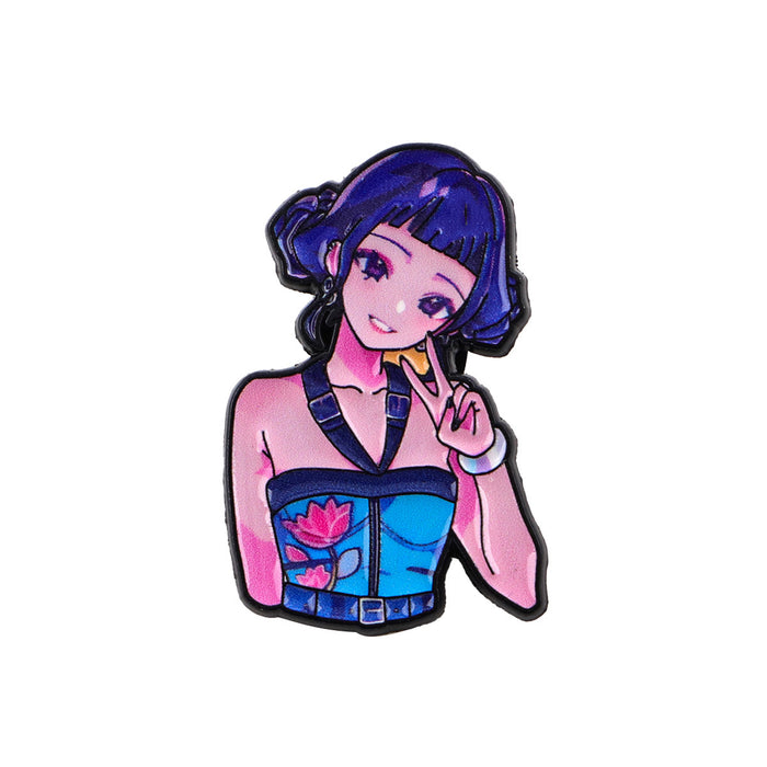 Wholesale KPOP Collar Anime Badge Clothing Backpack Decoration Alloy Brooch