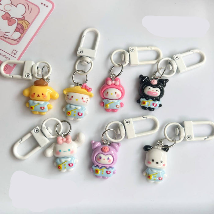 Wholesale  keychain original schoolbag pendant cartoon girlfriends gift accessories